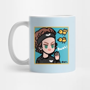 Andrey Rublev annoyed by birds Mug